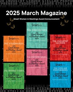At Smart Meetings, we believe in recognizing excellence to inspire greatness. Our founder Marin Bright saw the need to celebrate exceptional leadership stories a decade ago and launched the Smart Women in Meetings Awards. This movement has grown to over 1,000 women, honoring Rising Stars, Stellar Performers, Industry Leaders, Entrepreneurs, Innovators, Visionaries, and Hall of Fame members—each contributing to the events community growth and transformation. Meet the 2025 winners and be inspired 