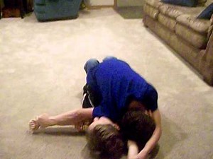 Little kids fight Crazy battle. almost choking eachother