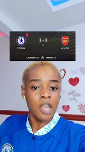 FT: Chelsea 1-1 Arsenal Congratulations to Chelsea for securing 1 point with 10 men🙌💙 #chelseababe1 #chelseafans #arsenalfans #fblifestyle | Chelsea Babe