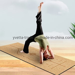 [Hot Item] Gym 183mm Yoga Cork Mat with 4mm or 6mm Thickness