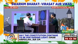 #RepublicDayParade2025 Tri-services command tableau marched at Kartavya Path, showcasing the prowess of Indian Armed Forces #Republicday2025 #76thRepublicDay | Mirror Now | Facebook