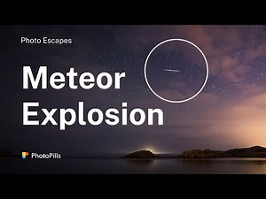Meteor Explodes During The Geminids Meteor Shower - 2015