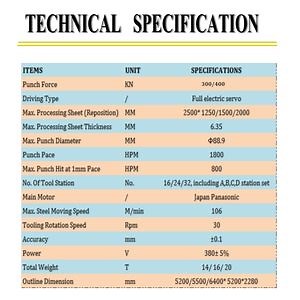 [Hot Item] 3 Clamps Automatic Hydraulic CNC Turret Punch Machine Punching Steel Sheet Hole Stamping Stainless Pipe