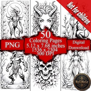 Printable Adult Coloring Pages for Stress Relief & Mindfulness. Not for Children, Digital Download. - Etsy Canada