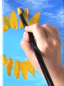 75K views · 637 reactions | Easy Acrylic Painting For Beginners / Acrylic Painting Technique for Beginners | Painting | Facebook