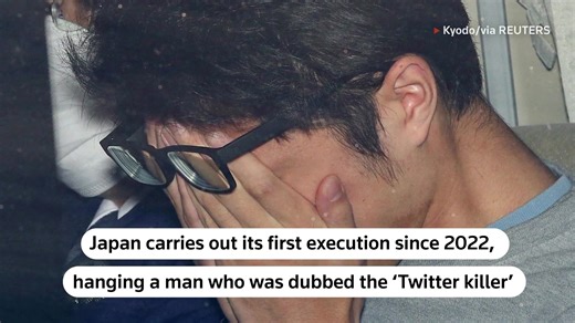 Japan executed a man who killed nine people after contacting them on social media, the first use of capital punishment in the country in nearly three years https://reut.rs/3TauQqP | Reuters