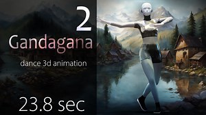 A&M: Gandagana 2 - dance loop (MocapDancer animation) 120bpm