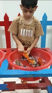 Sensory play " Bathing Zoo Animals" happy kids pretend to be Zoo keepers and give all the dirty animals a nice refreshing bath ! | Happy Montessori | Facebook