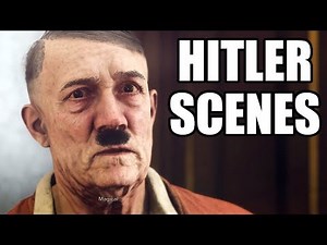 WOLFENSTEIN 2 The New Colossus - All Hitler Scenes