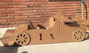 Cardboard Racing Car Blueprints: DIY F1 Toy (digital Download) - Etsy Australia