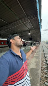 Rewari Junction Railway Station in Heavy Monsoon ❤️ Indian Railways #reels | 200Journeys