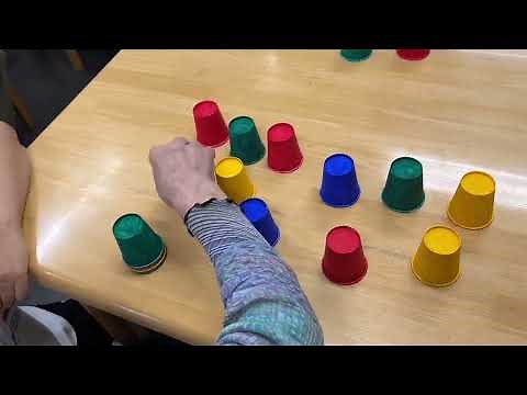 【デイサービスレクリエーション】紙コップ積み上げゲーム❗️