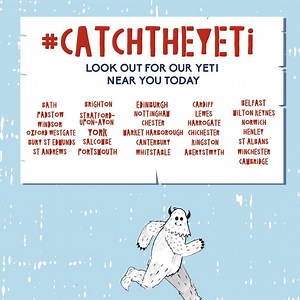 It's time to #CatchTheYeti! Be on the look out in a town near you for a mischievous Yeti roaming around today and tomorrow. Be sure to snap a photo of the Yeti and upload it to Facebook using #CatchTheYeti and tag @whitestuffuk to be in with the chance of winning your Christmas wishlist. Ts&Cs apply. | White Stuff