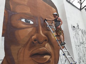 Baltimore artist makes his point with a brush - WTOP News