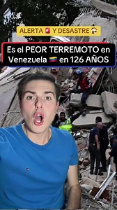 Venezuela 🇻🇪 sufrió el día de hoy el Terremoto más fuerte en 126 años de Historia 🏚️ #venezuela #caracas #terremoto #geografia #latinoamerica