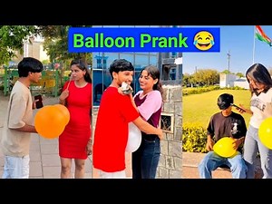 balloon prank | balloon prank video | Real Lokesh