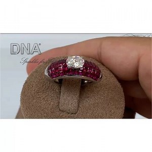 Get your hands on this Gorgeous Handset Labgrown Rubies and Diamond Simulant Ring #dna_jewels #silverjewelry #finejewelery #bloodfreediamonds #kuwait #doha #quatar #dubai #abudhabi #affordableluxury #finejewelry #onlineshopping #luxurydestinations #destinationwedding #travelhasselfree #london #newyork #hongkong #newdelhi #ludhiyana #chandigarh #invisiblesetting #onlineshopping #finejewelery #silverjewellery | DNA Jewels