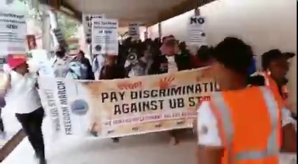 WATCH: UBASSU strike action! | YTV Botswana