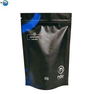 [Hot Item] Qual Seal Flat Bottom Stand up Pouch Aluminium Foil Coffee Packaging Bag with Valve and Zipper