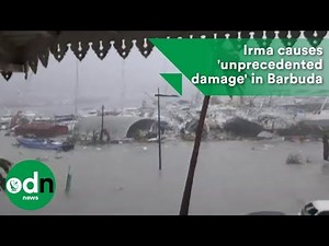 Hurricane Irma causes 'unprecedented damage' in Barbuda