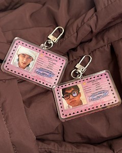 SEVENTEEN Jeonghan Mingyu ID Card Keychain - SVT Fanmade Merch - Etsy