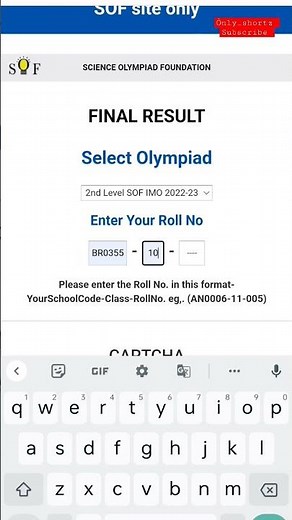 SOF IMO level 2 results out go and check now| My SOF level 2 result #shorts #sofimo