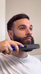 17K views · 44 reactions | How long does it take you to straighten your beard with The Carbon X Heat Brush❓Jay the barber loves to use the shaping tool Gives him a precision sharp line 奈Enjoy your beard life Stay groomed in a rugged world  | The Beard Struggle | Facebook