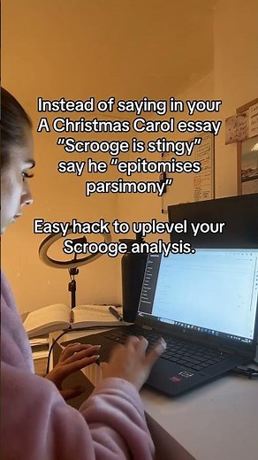 Scrooge Character Analysis📈 Grade 9 phrase!