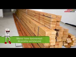 Montaż listew dystansowych