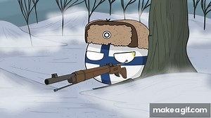 Talvisota-The Winter War |Countryballs| on Make a GIF