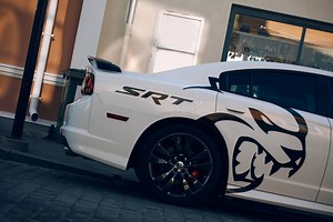 This Custom Hellcat Logo Looks Incredible on Dodge Challenger
