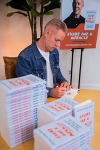 Got to sign my first batch of books yesterday! #everydayamiracle #matthewstephenbrown #sandalschurch | Pastor Matt Brown
