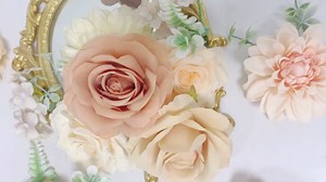 LELEE Rose Head Flowers with Stem - 108pcs Nude & Brown Faux Rose Artificial Flowers Bulk - Silk Rose Tan Flower for Wedding Bouquet Party Home Decor DIY Baby Shower Centerpieces Tables Decoration