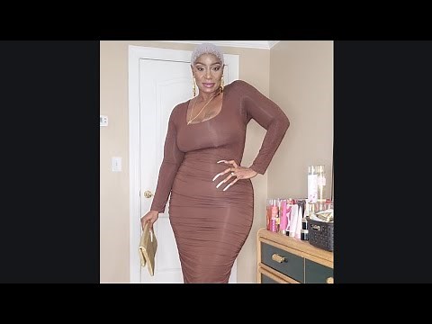 ‪@Shapellx‬ Review/Try-On:360° Built-in Smooth Rouched Shaping Dress (360° SNATCHERY!)