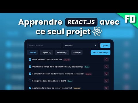 Apprends React.js avec ce seul projet