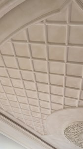 Ceiling design at one of our house construction sites. | The Dynamic Engineers.