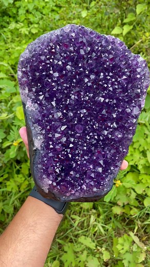 Nature 🙌🏻 Mesmerising Deep Purple Amethyst Crystal 🔮💜 Indian Amethyst 🇮🇳 Benefits: Protection, Focus, Concentration, Spirituality & Health Third Eye Chakra & Crown Chakra Stone Astrological Sign: Libra & Aquarius Price on request ✉️ #gargotimuseum #amethyst #amethystcrystal #crystals #crystalhealing #healingcrystals #purple #geology #mineralogy #nashik #pune #mumbai #nagpur #ahmedabad #surat #hyderabad #bangalore #chennai #indore #ujjain #bhopal #lucknow #gorakhpur #delhi #ghaziabad #noida