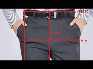 Learn how to take trouser measurements