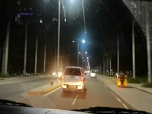 Night drive in Tagum City