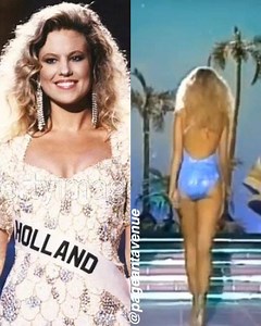 Pageant Throwback: Miss Universe 1989 Miss Holland ( Netherlands ), Angela Visser, blue-eyed blonde, won the 1989 Miss Universe crown in the posh Caribbean resort of Cancun in Mexico. #MissUniverse1989 #MissUniverse #AngelaVisser #PageantThrowback #Pageant #PageantAvenue | Pageant Avenue