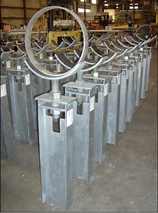 60" Adjustable Pipe Stands for an LNG Plant