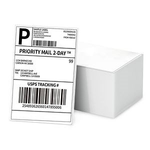 [Hot Item] 4X6 Shipping Mark Label Direct Thermal Label Custom Barcode Sticker Roll Labels