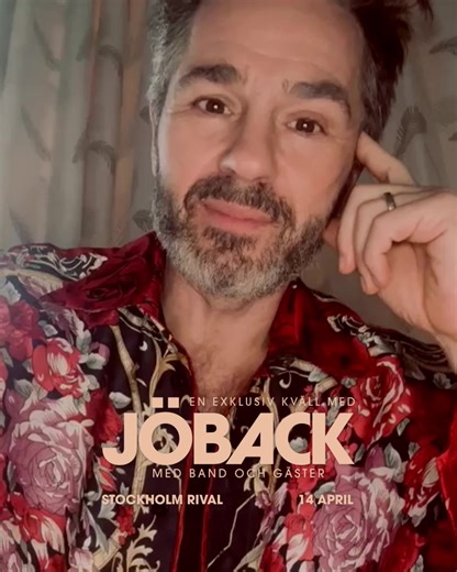 Missa inte detta! Vi ses där ✨ https://www.unitedstage.se/artister/peter-joback/ | Peter Jöback