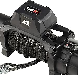 Rugged Ridge | Trekker Winch, 10,000 LBS, Synthetic Rope, IP68 Waterproof, Wireless | 15100.08