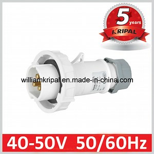 [Hot Item] 50V IP67 16A 3p Cee Industrial Electric European Standard Plug Waterproof Socket