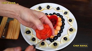 Art In Watermelon Peacock | Fruit & Vegetable Carving Lessons #carvingart #fooddecortion | Chef Rahul Pandey Art