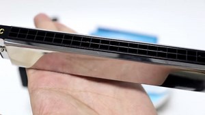 OriGlam Blues Professional Harmonica key of C, 24 Holes Blues Harp Mouth Organ Harmonica with Case