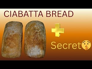 Homemade Ciabatta bread