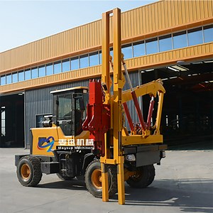 [Hot Item] Piling Machine for Ground Screw Mini Solar Project Pile Driver Hydraulic Piling Machine