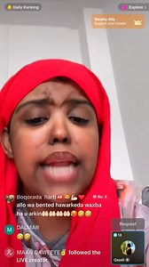 Waceysle cade ha sheeganina inkira kadibna block Ku qabta marba qabiil ayee sheegesaa. | Caanka Ciyaal Xamar